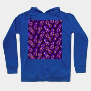 Purple Mosaic Pineapples Hoodie